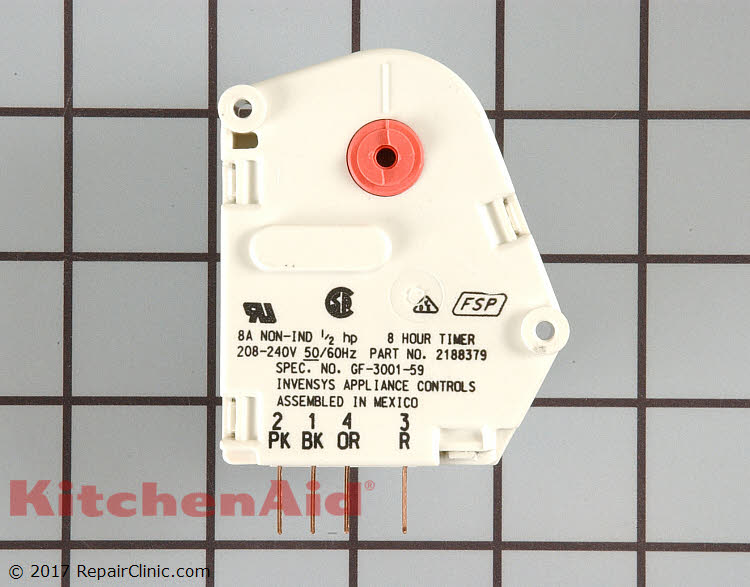 KitchenAid KTRC19KMSS03 Defrost Timer Kit Genuine OEM