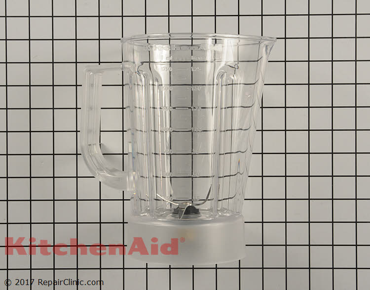 WPW10514649 - Whirlpool Plastic Blender Jar