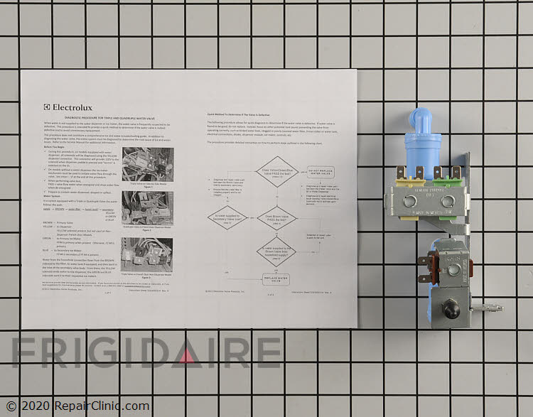 frigidaire water inlet valve