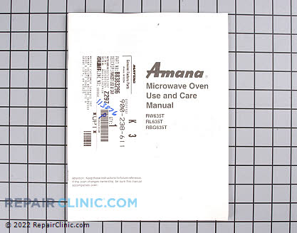 Owner's Manual B8383296 Alternate Product View