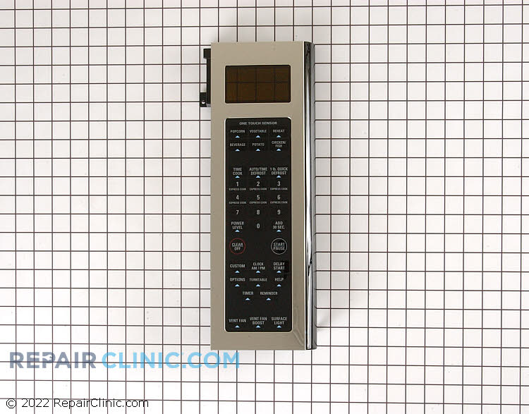 Microwave Touchpad And Control Panel - WB07X10585 | Fast Shipping ...