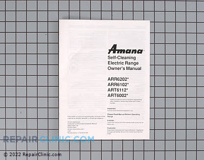 Owner's Manual 31851601 Alternate Product View
