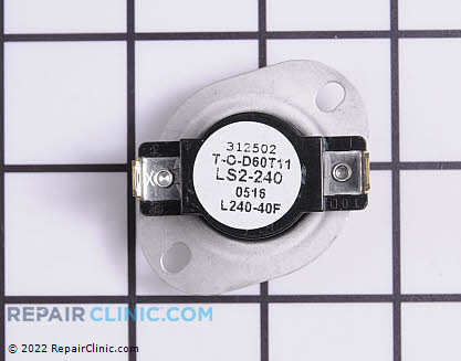 High Limit Thermostat WE4X687 Alternate Product View