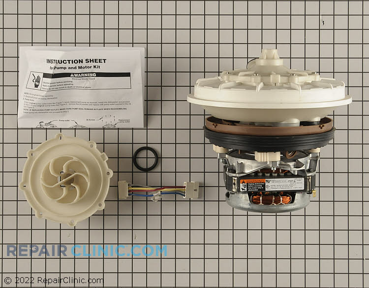 Dishwasher Pump and Motor Assembly 