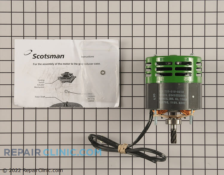 Scotsman Ice Machine Motor Replacement Parts Fast Shipping at Repair  Clinic