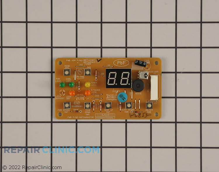 User Control And Display Board 6871A20611V | RepairClinic.com