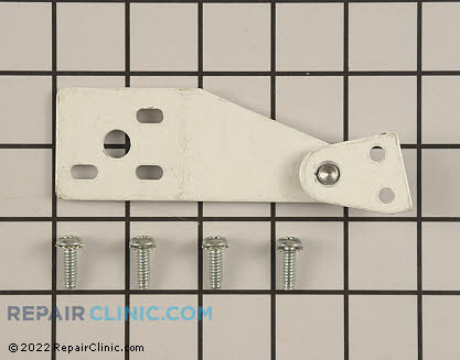 Top Hinge 242-1-WHT Alternate Product View