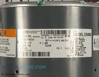 Blower Motor D5488 Alternate Product View