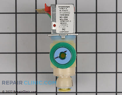 Water Inlet Valve WPW10258562 Alternate Product View