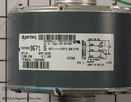Condenser Fan Motor S1-02416695700 Alternate Product View