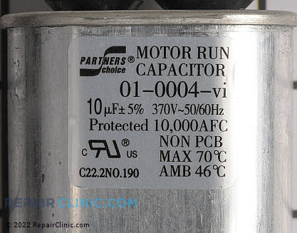 Run Capacitor 01-0004 Alternate Product View