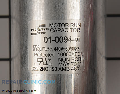 Run Capacitor 01-0094 Alternate Product View