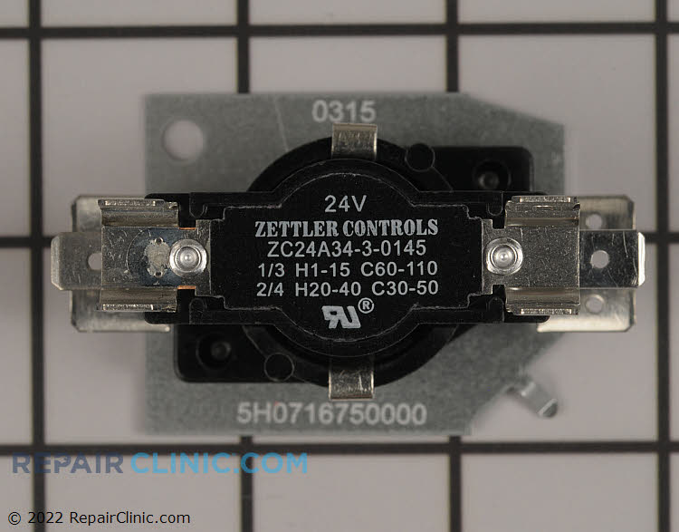 Unit Heater Limit Switch - 5H71675 | Fast Shipping - Repair Clinic