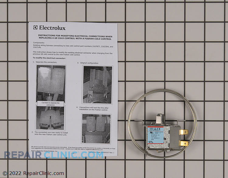 Refrigerator Temperature Control Thermostat 216807800 parts