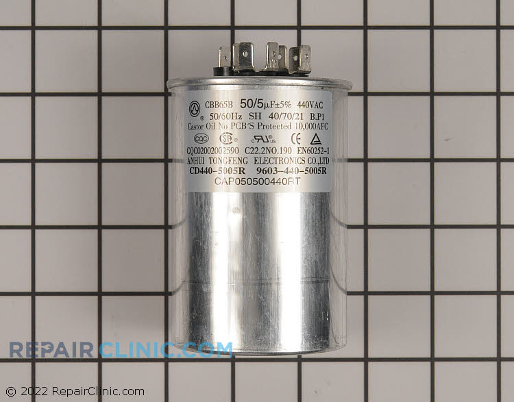 Air Conditioner Dual Run Capacitor CAP050500440RTP | Goodman Dual Run ...