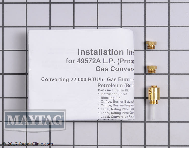 Maytag natural gas on sale to lp conversion