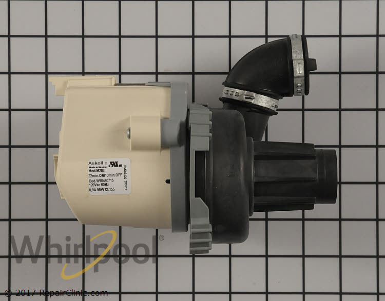 Hot Dishwasher Motor Pump W10510667