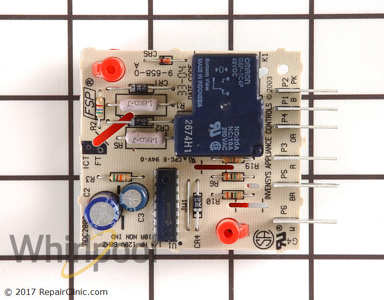 Defrost Control Board 4388932 | Whirlpool Replacement Parts