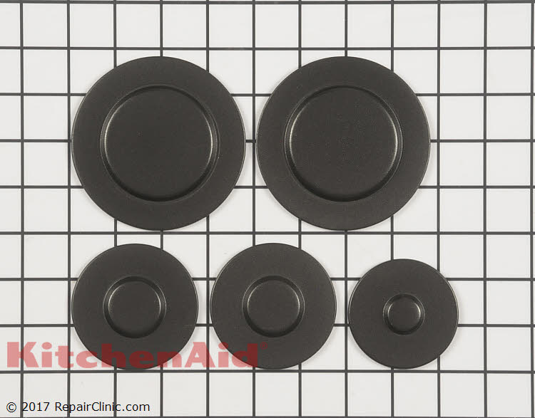 Surface Burner Cap WPW10183374 KitchenAid Replacement Parts