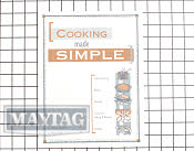 Cooking Guide - Part # 1008961 Mfg Part # 74007136