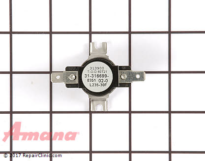 High Limit Thermostat Y0316699 Alternate Product View