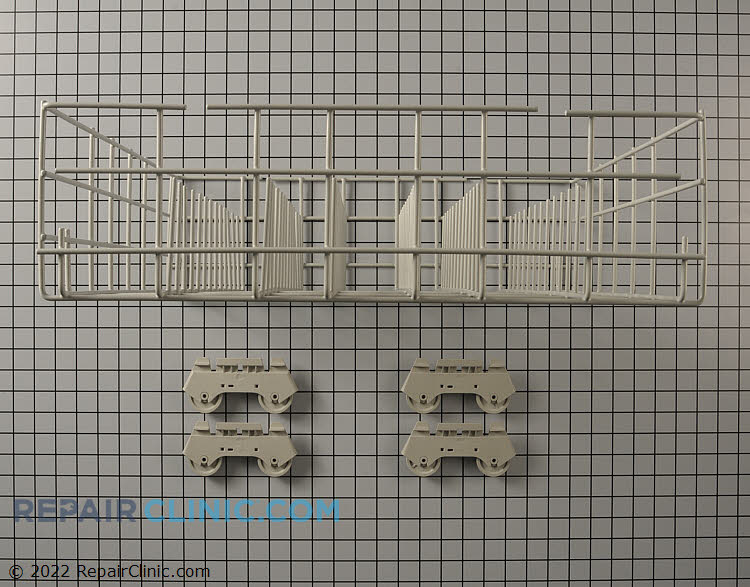 Dishwasher Lower Dishrack Assembly - W10161215 | Fast Shipping - Repair ...