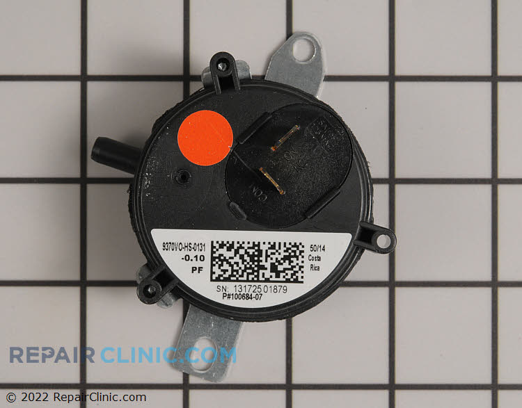 Packaged Unit/RTU Pressure Switch - 65W63 | Fast Shipping - Repair Clinic