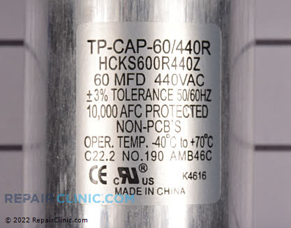 Run Capacitor TP-CAP-60/440R Alternate Product View