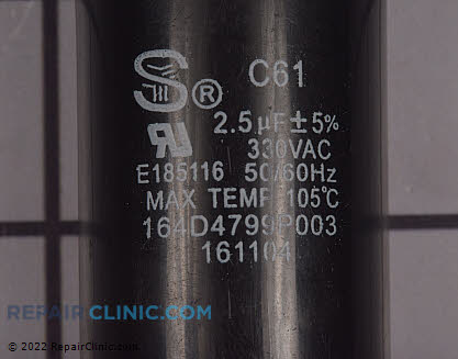 Capacitor WB27T10662 Alternate Product View