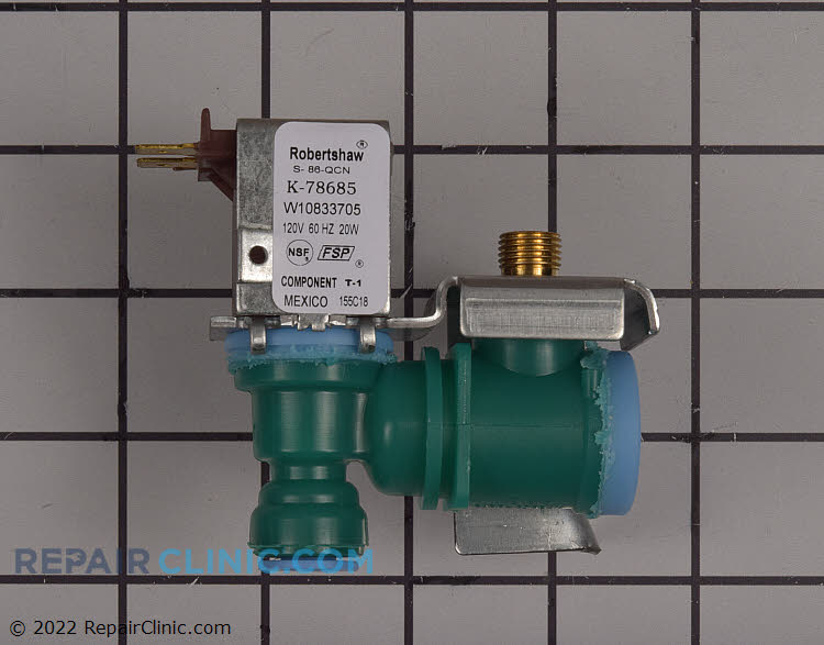 Primary water inlet valve