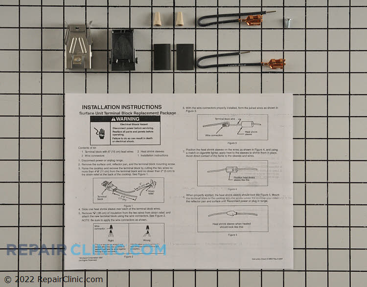 Element Receptacle And Wire Kit 330031 Fast Shipping Repair