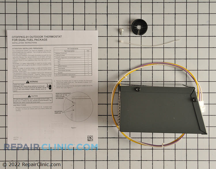 Outdoor Thermostat for DFK Fuel Kit