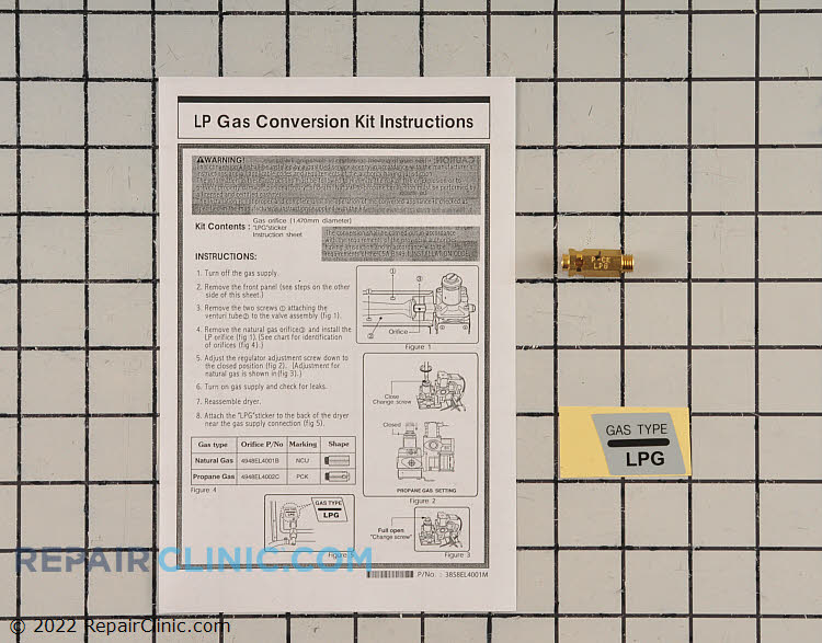 Lg Gas Dryer Conversion Kit at James Ferrell blog